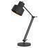 Cal Lighting Davidson 33" Tall Swing Arm Desk Lamp Matte Black