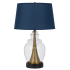 Cal Lighting Cupola 30" Tall Vase Table Lamp Black