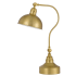 Cal Lighting Industrial 25" Tall Gooseneck Desk Lamp Antique Brass