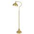 Cal Lighting Industrial 60" Tall Gooseneck Floor Lamp Antique Brass