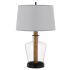 Cal Lighting Rancho 30" Tall Vase Table Lamp Black