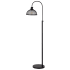 Cal Lighting Lewiston 61" Tall Gooseneck Floor Lamp Black