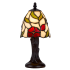 Cal Lighting Tiffany 11" Tall Tiffany Table Lamp Dark Bronze