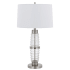 Cal Lighting Macon 29" Tall Vase Table Lamp Brushed Steel