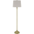 Cal Lighting Hailey 61" Tall Floor Lamp Antique Brass