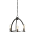 Cal Lighting Kinder 3 Light 19" Wide Ring Chandelier Dark Bronze