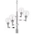 Cal Lighting Milbank 4 Light 19" Wide Chandelier Chrome