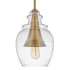 Cal Lighting Girona 9" Wide Mini Pendant Antique Brass