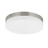 Cal Lighting Single Light 14" Wide Integrated LED Flush Mount Bowl Ceiling Fixture Brushed Steel