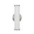Cal Lighting Brentwood 2" Wide LED Bath Bar Brushed Steel