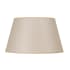 Cal Lighting 17" Wide Tapered Hardback Lamp Shade Kraft