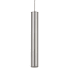 Cal Lighting Melini Single Light 2" Wide LED Mini Pendant Brushed Steel