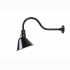 Canarm Single Light 10" High Outdoor Wall Sconce Black / Aluminum