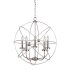 Canarm Summerside 5 Light 25" Wide Taper Candle Style Chandelier Brushed Nickel