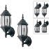 Canarm Single Light 17" High Outdoor Wall Sconce Black