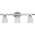 Canarm Vanity 3 Light 24-3/4" Wide Bathroom Vanity Light Brushed Pewter
