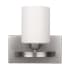 Canarm Hampton Single Light 8-1/4" Wide Bathroom Sconce Brushed Pewter