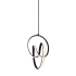 Canarm Jase 11" Wide LED Abstract Pendant Matte Black
