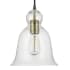 Capital Lighting 10-1/2" Tall Mini Pendant Aged Brass