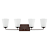 Capital Lighting Braylon 4 Light 31" Wide Bathroom Vanity Light Bronze