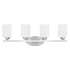 Capital Lighting Dixon 4 Light 29" Wide Bathroom Vanity Light Brushed Nickel