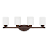 Capital Lighting Dixon 4 Light 29" Wide Bathroom Vanity Light Bronze