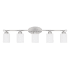 Capital Lighting Dixon 5 Light 37" Wide Bathroom Vanity Light Brushed Nickel