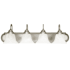 Capital Lighting 4 Light 30" Wide Bathroom Vanity Light Matte Nickel