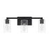 Capital Lighting Ravenwood 3 Light 23" Wide Bathroom Vanity Light Black Iron