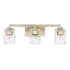 Capital Lighting Karina 3 Light 24" Wide Bathroom Vanity Light Winter Gold