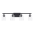 Capital Lighting Greyson 4 Light 34" Wide Bathroom Vanity Light Matte Black