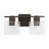 Capital Lighting 2 Light 16" Wide Bathroom Vanity Light Oil Rubbed Bronze