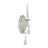 Capital Lighting Blakely 13" Tall Wall Sconce Antique Silver with Clear Crystals