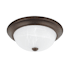 Capital Lighting 2 Light 5-1/4" Tall Flush Mount Bowl Ceiling Fixture Bronze