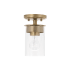 Capital Lighting Mason 5" Wide Semi-Flush Ceiling Fixture / Pendant Aged Brass