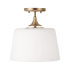 Capital Lighting Presley 12" Wide Semi-Flush Ceiling Fixture Aged Brass