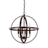 Capital Lighting 4 Light 17" Wide Taper Candle Pendant Bronze