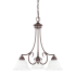 Capital Lighting Hometown 3 Light 22" Wide Chandelier Bronze