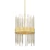 Capital Lighting Lena 4 Light 15" Wide Pendant Fire and Ice