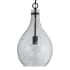 Capital Lighting Single Light 21-1/2" Tall Pendant Matte Black