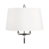Capital Lighting Beckham 4 Light 26" Wide Drum Chandelier Glossy Black / Aged Brass