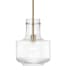 Capital Lighting Nyla 11" Wide Abstract Pendant Aged Brass