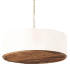 Capital Lighting Soleil 4 Light 25" Wide Drum Chandelier Matte Brass