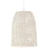 Capital Lighting Naomi 14" Wide Wood Pendant Chalk White