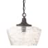 Capital Lighting Clive 14" Wide Pendant Carbon Grey / Black Iron