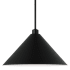 Capital Lighting Alden 18" Wide Pendant Matte Black