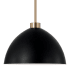 Capital Lighting Ross 13" Wide Pendant Aged Brass / Black