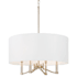 Capital Lighting Ingrid 4 Light 24" Wide Pendant Matte Brass