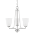 Capital Lighting Braylon 3 Light 18" Wide Chandelier Brushed Nickel