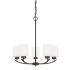 Capital Lighting Dixon 5 Light 23" Wide Chandelier Bronze